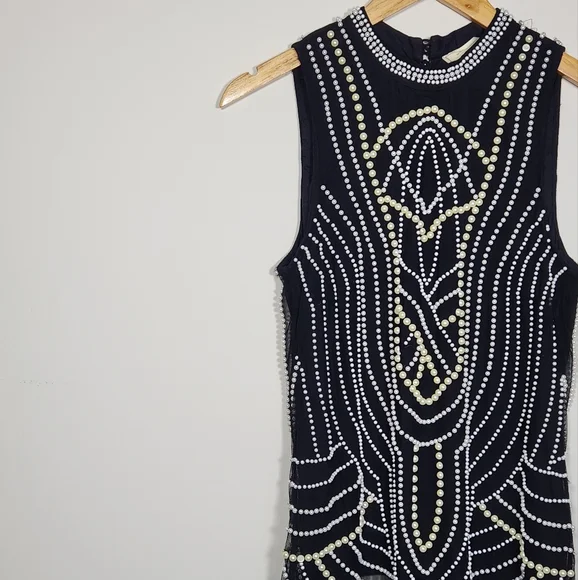 Moulinette Soeurs Anthropoligie Beaded Tank Top - Picture 2 of 12